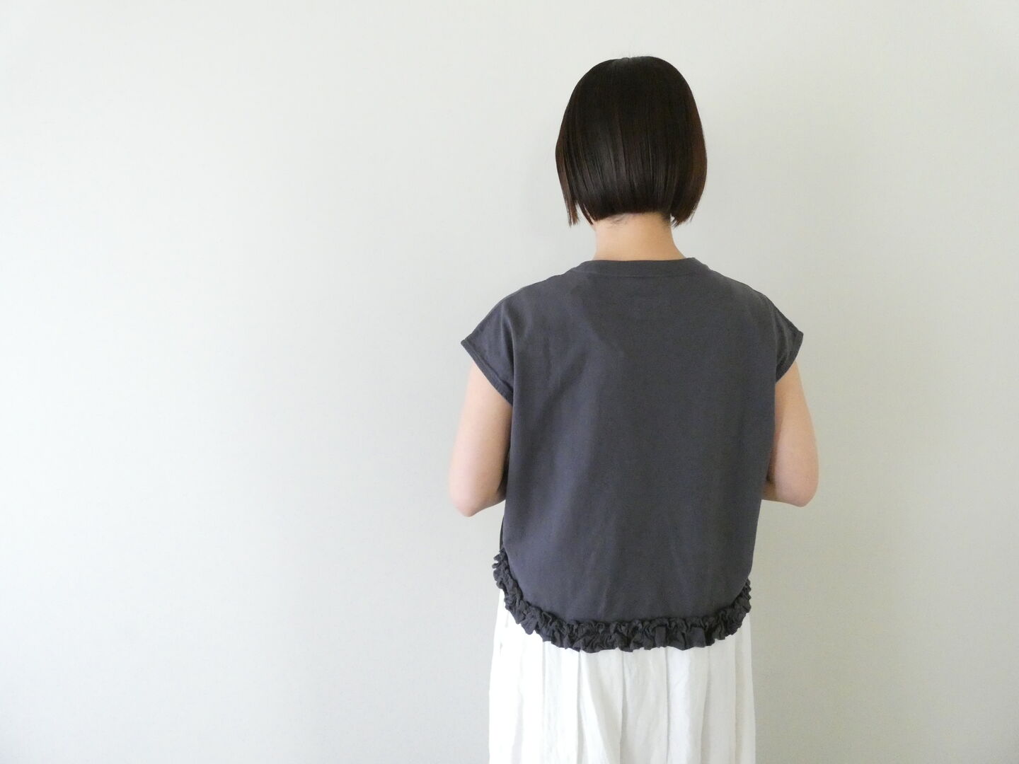 Hands of creation(ハンズオブクリエイション) USA18天竺ヘムフリルTの商品画像8