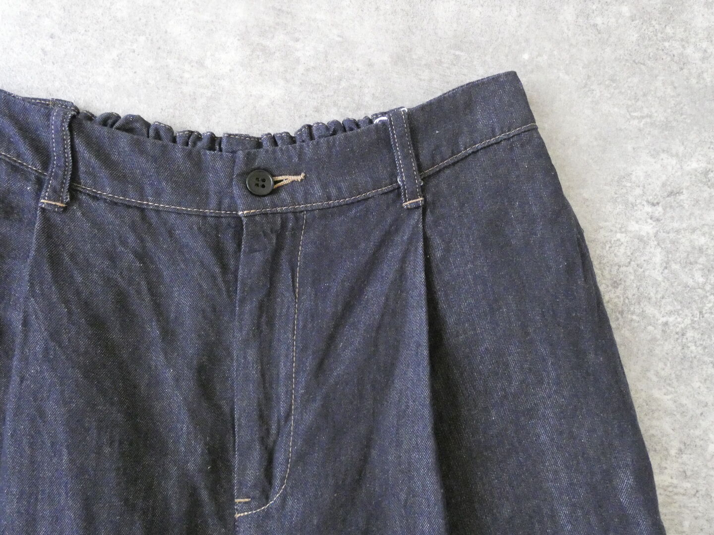 yuni(ユニ イズ ライク ア フラワー トゥー ミー) Cotton Linen denim back gum パンツの商品画像30