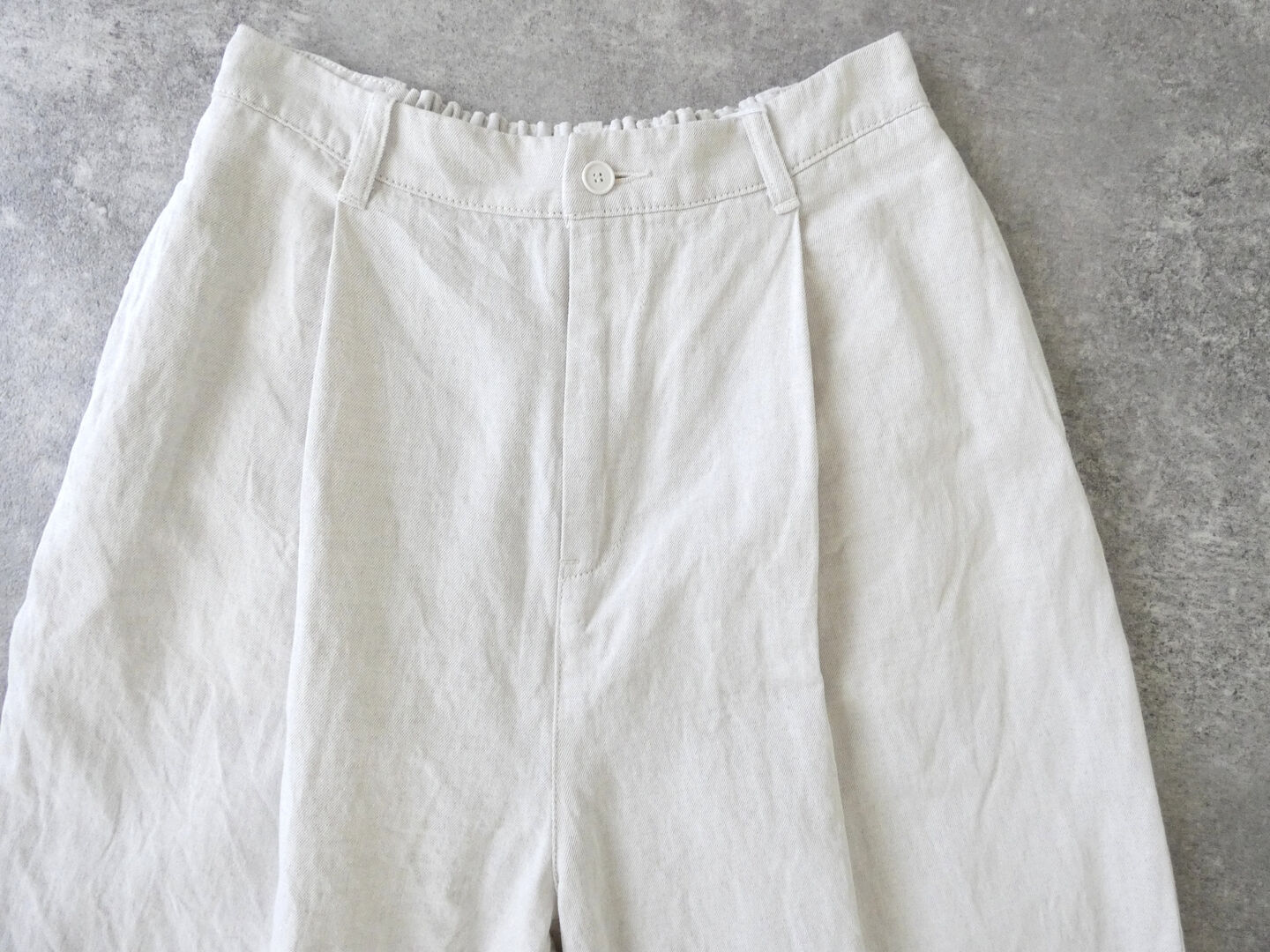 yuni(ユニ イズ ライク ア フラワー トゥー ミー) Cotton Linen denim back gum パンツの商品画像45