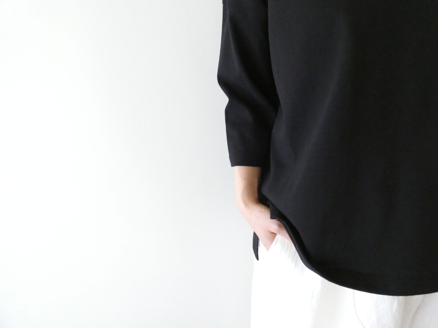 SOUFFLE ECO天竺クロップドTシャツの商品画像17