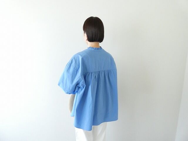 SOUFFLE ナチュラルワッシャーブロード2WAYギャザーブラウスの商品画像2