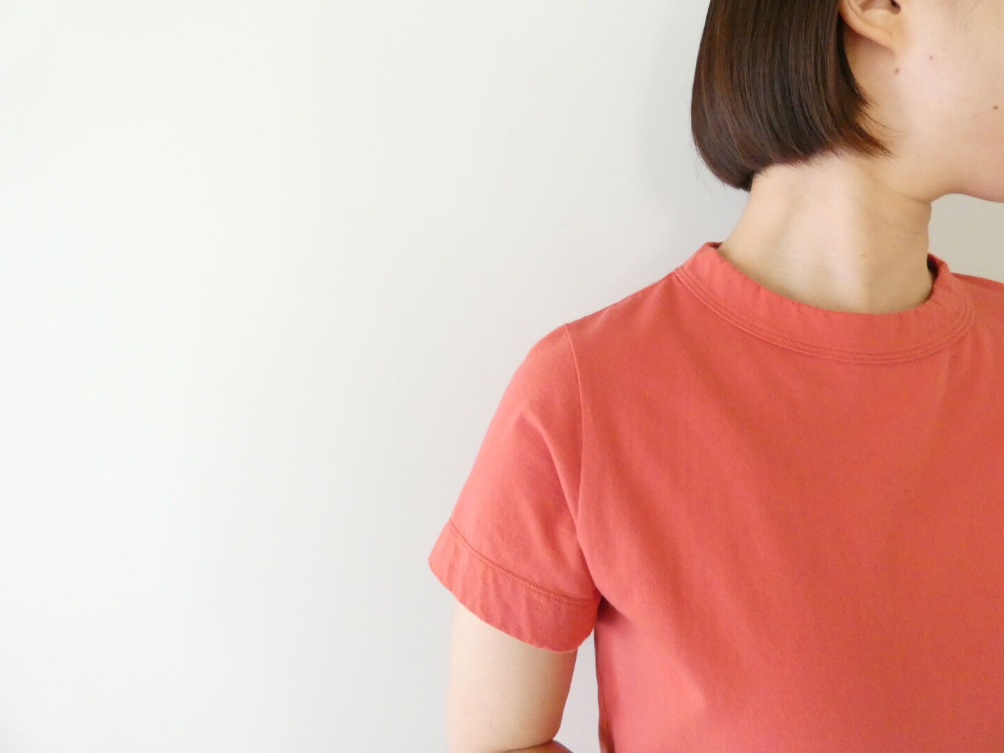 homspun(ホームスパン) 天竺半袖Tシャツ (3)バーミリオンの商品画像6