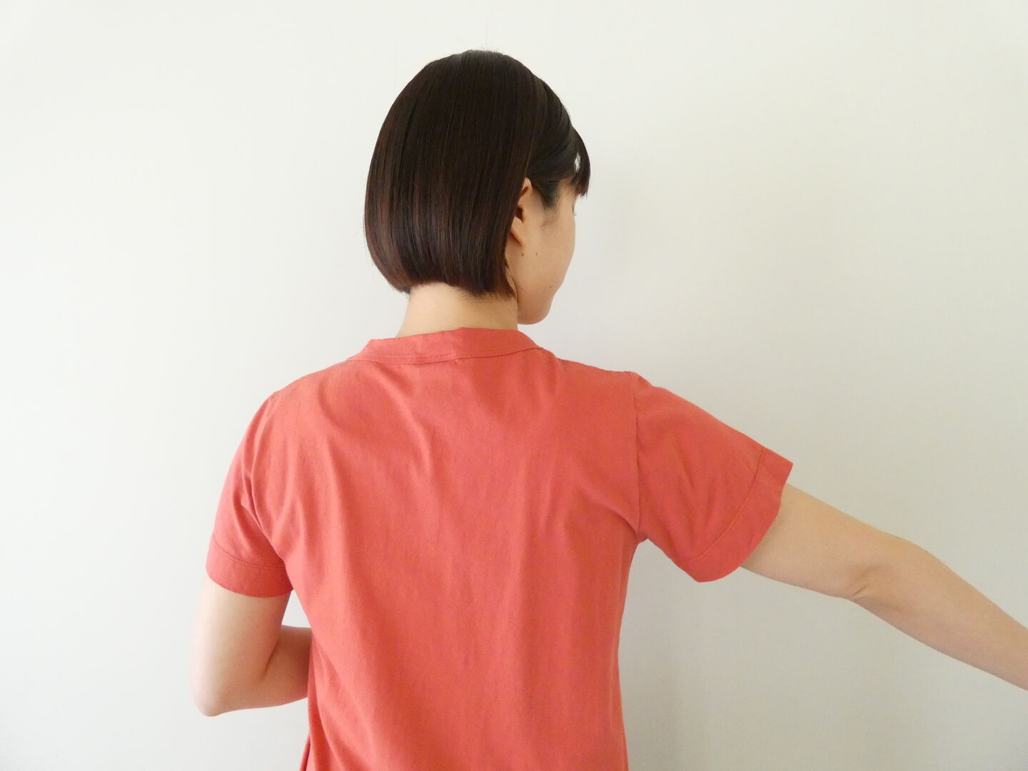 homspun(ホームスパン) 天竺半袖Tシャツ (3)バーミリオンの商品画像7