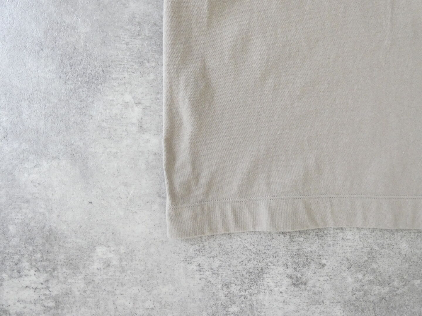 homspun(ホームスパン) 天竺半袖Tシャツ (2)サンドベージュ の商品画像25