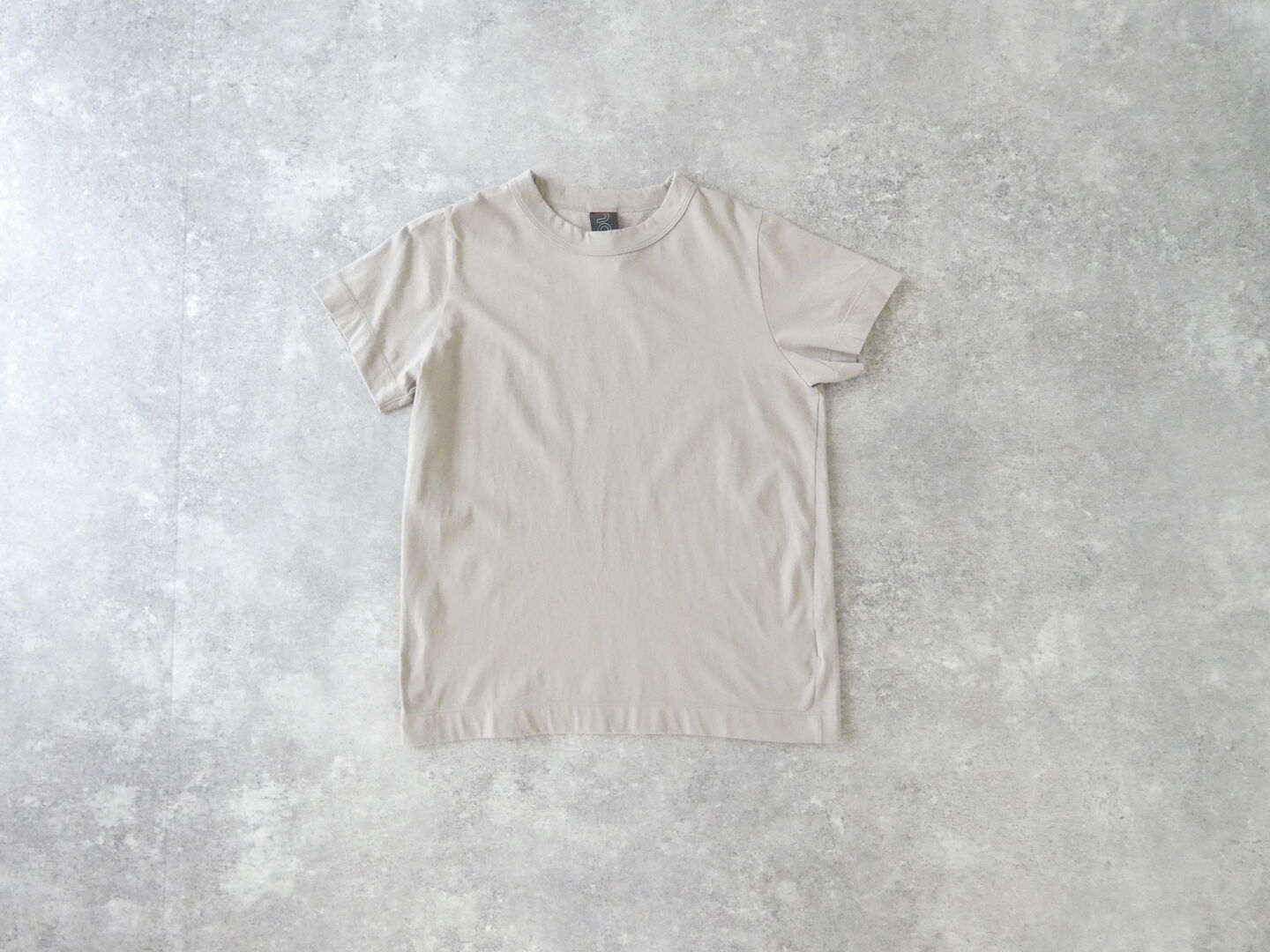 homspun(ホームスパン) 天竺半袖Tシャツ (2)サンドベージュ の商品画像3