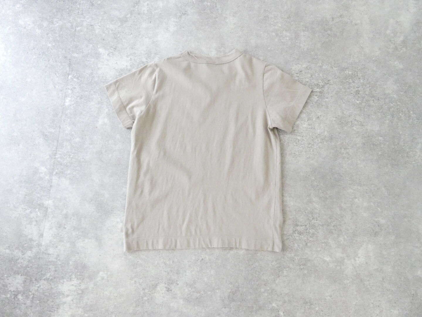 homspun(ホームスパン) 天竺半袖Tシャツ (2)サンドベージュ の商品画像8