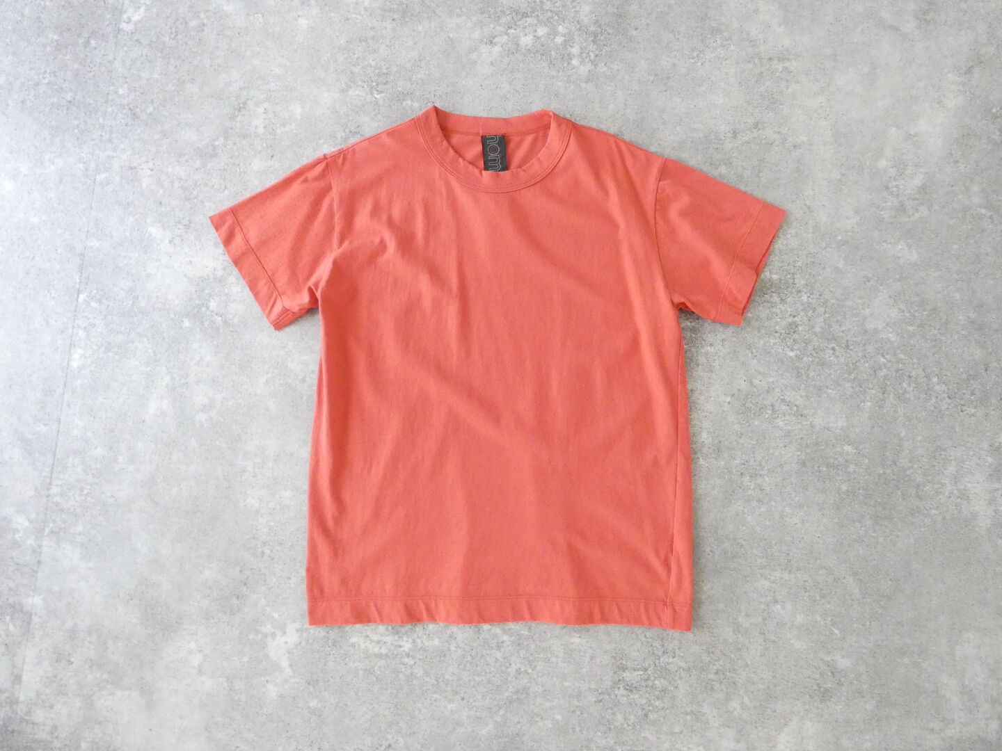 homspun(ホームスパン) 天竺半袖Tシャツ (3)バーミリオン XL XXL サイズの商品画像1