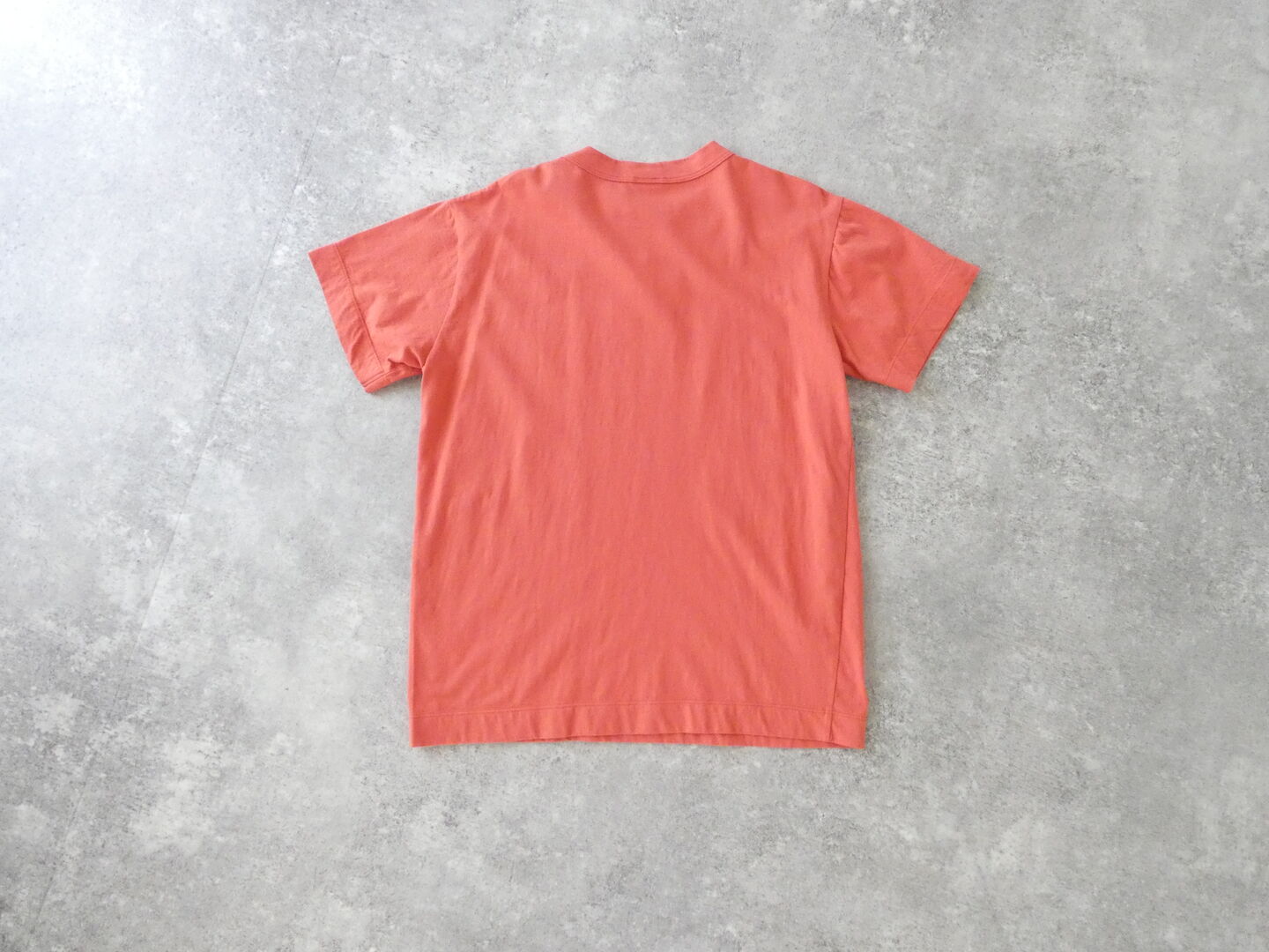 homspun(ホームスパン) 天竺半袖Tシャツ (3)バーミリオン XL XXL サイズの商品画像2