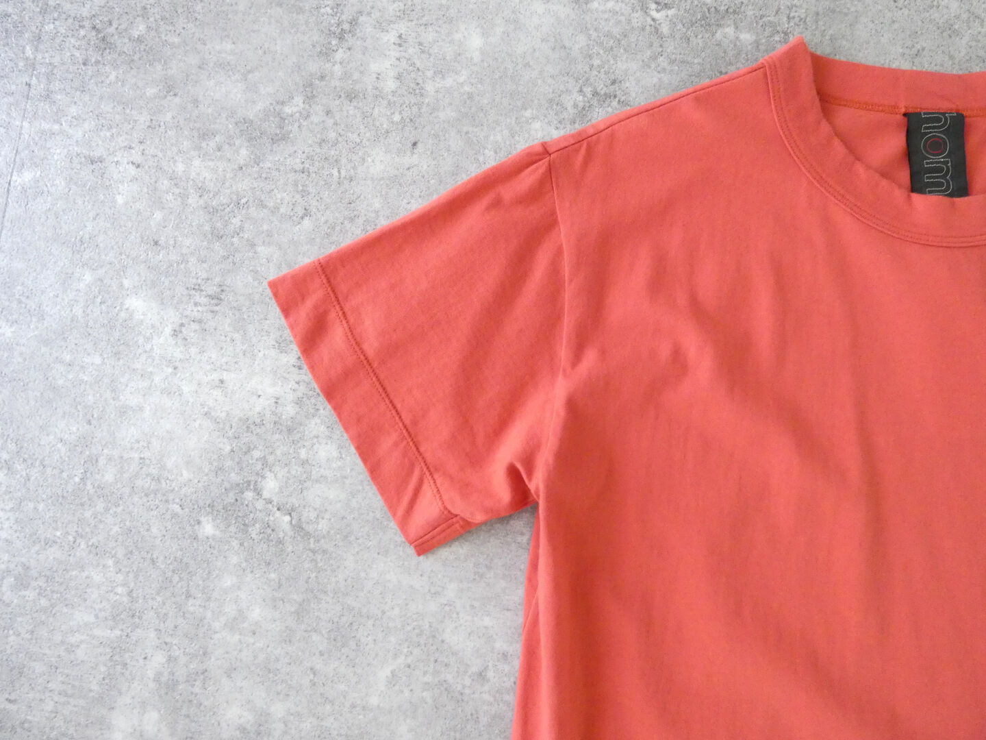 homspun(ホームスパン) 天竺半袖Tシャツ (3)バーミリオン XL XXL サイズの商品画像21