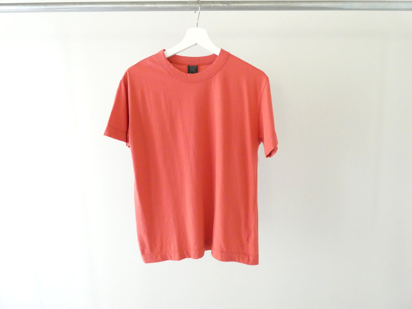 homspun(ホームスパン) 天竺半袖Tシャツ (3)バーミリオン XL XXL サイズの商品画像3