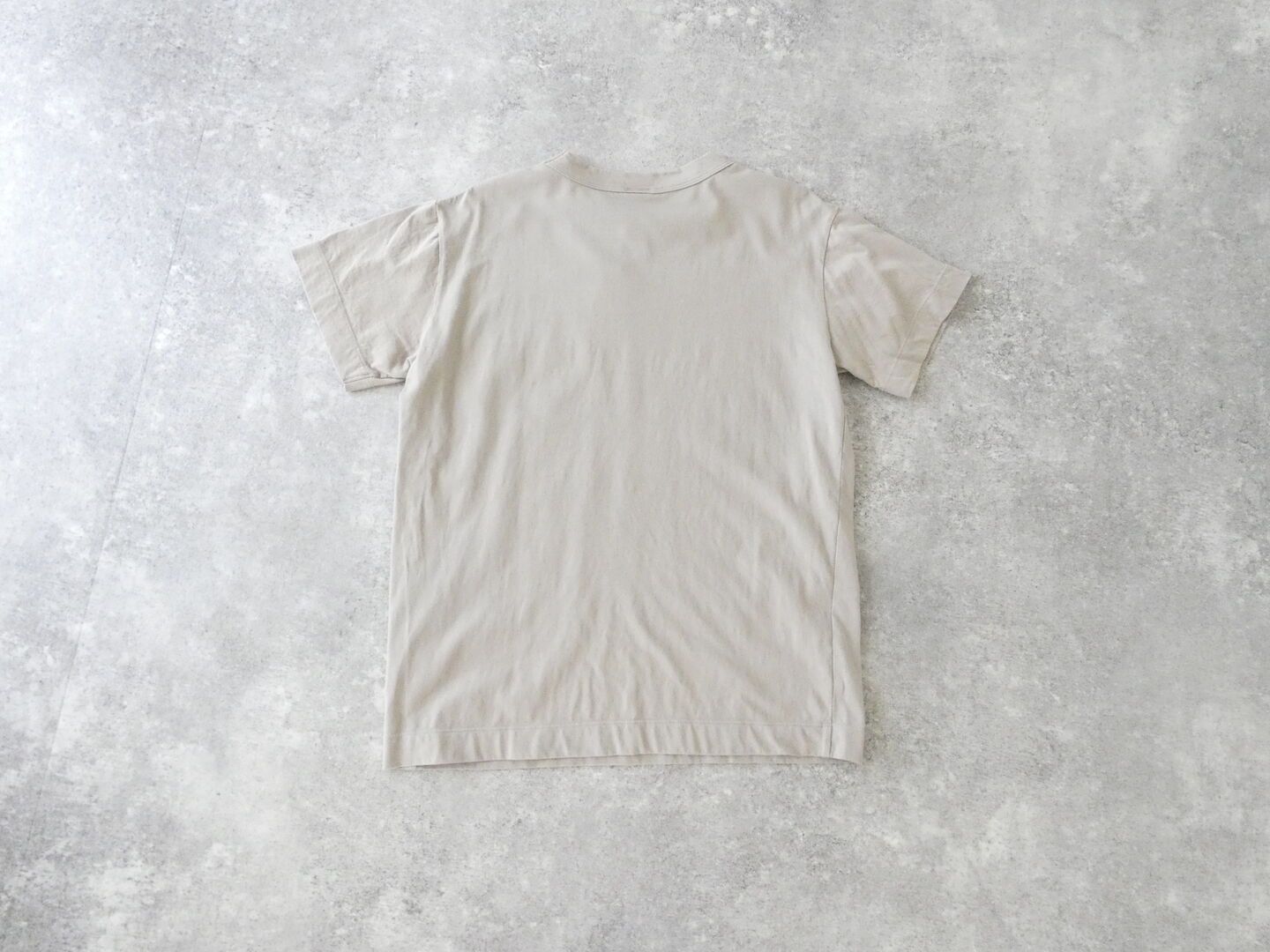 homspun(ホームスパン) 天竺半袖Tシャツ (2)サンドベージュ XL XXL サイズの商品画像2