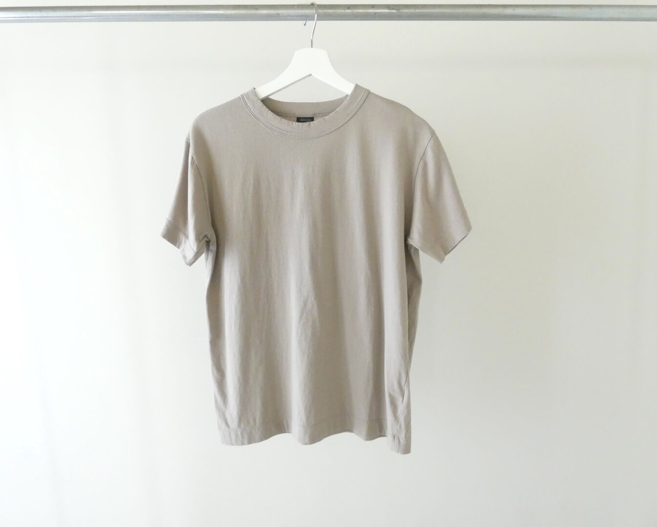 homspun(ホームスパン) 天竺半袖Tシャツ (2)サンドベージュ XL XXL サイズの商品画像3