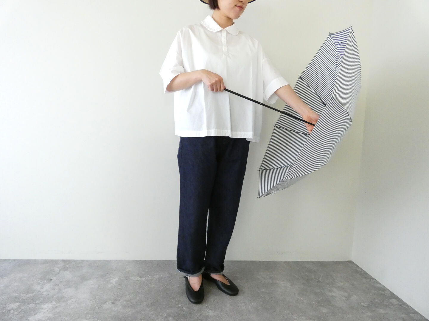 homspun(ホームスパン) タイプライター折り畳み傘　晴雨兼用傘　UVカット　撥水加工の商品画像5