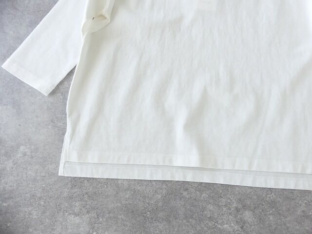 SOUFFLE USAコットン製品染めワイドポンチョ7分袖TEEの商品画像33