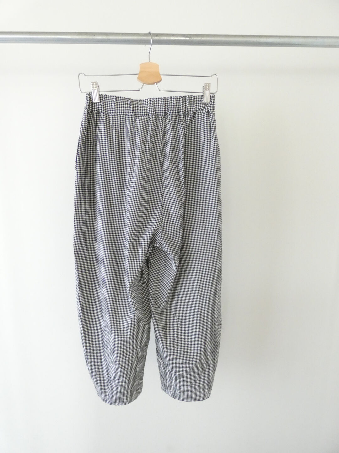 NARU オーガニックコットンチェックエッグパンツの商品画像11