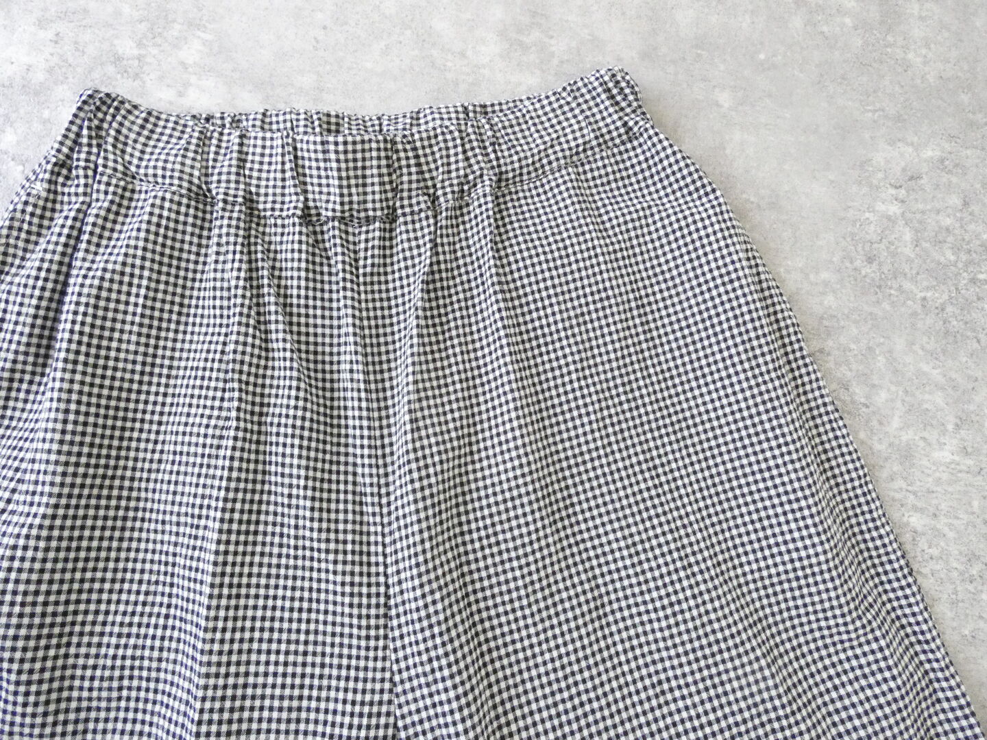 NARU オーガニックコットンチェックエッグパンツの商品画像22