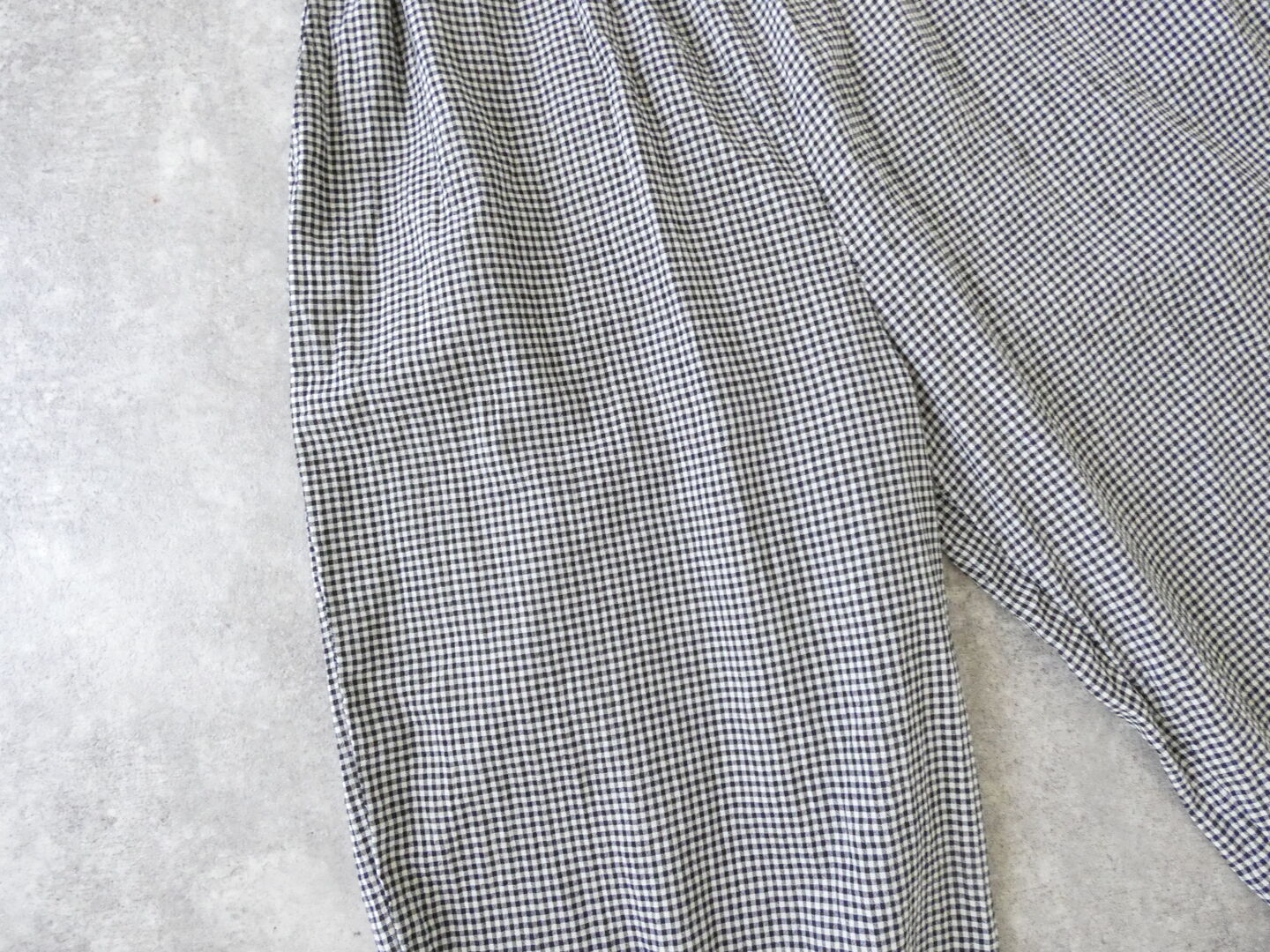 NARU オーガニックコットンチェックエッグパンツの商品画像23