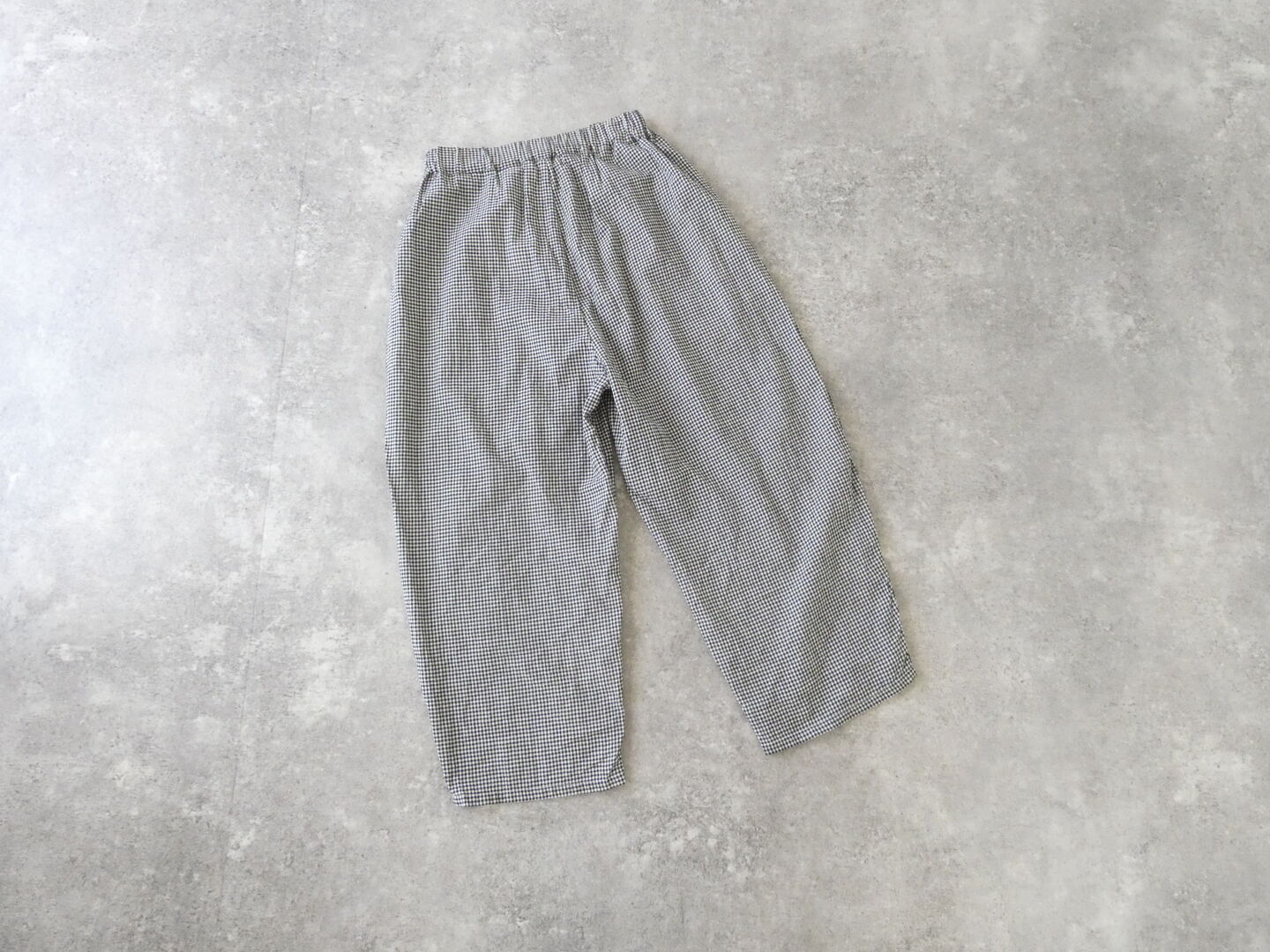 NARU オーガニックコットンチェックエッグパンツの商品画像9