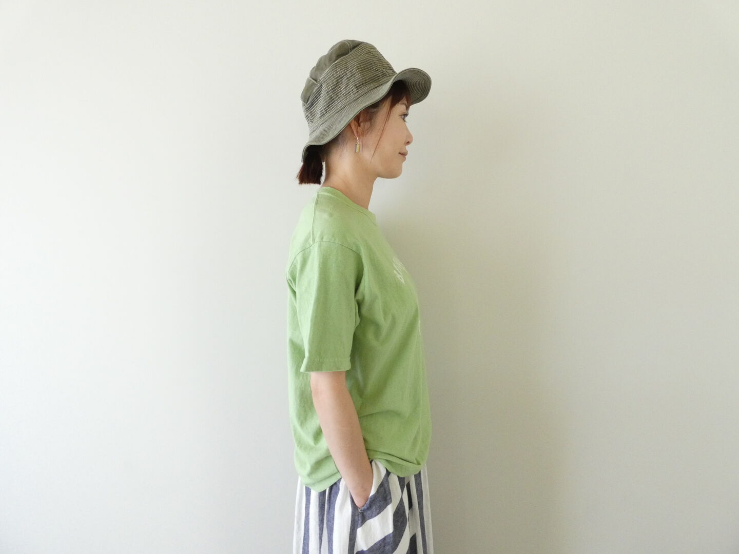 NATURAL LAUNDRY(ナチュラルランドリー) オーガニック シャンカールブラウニープリント半袖Tの商品画像5