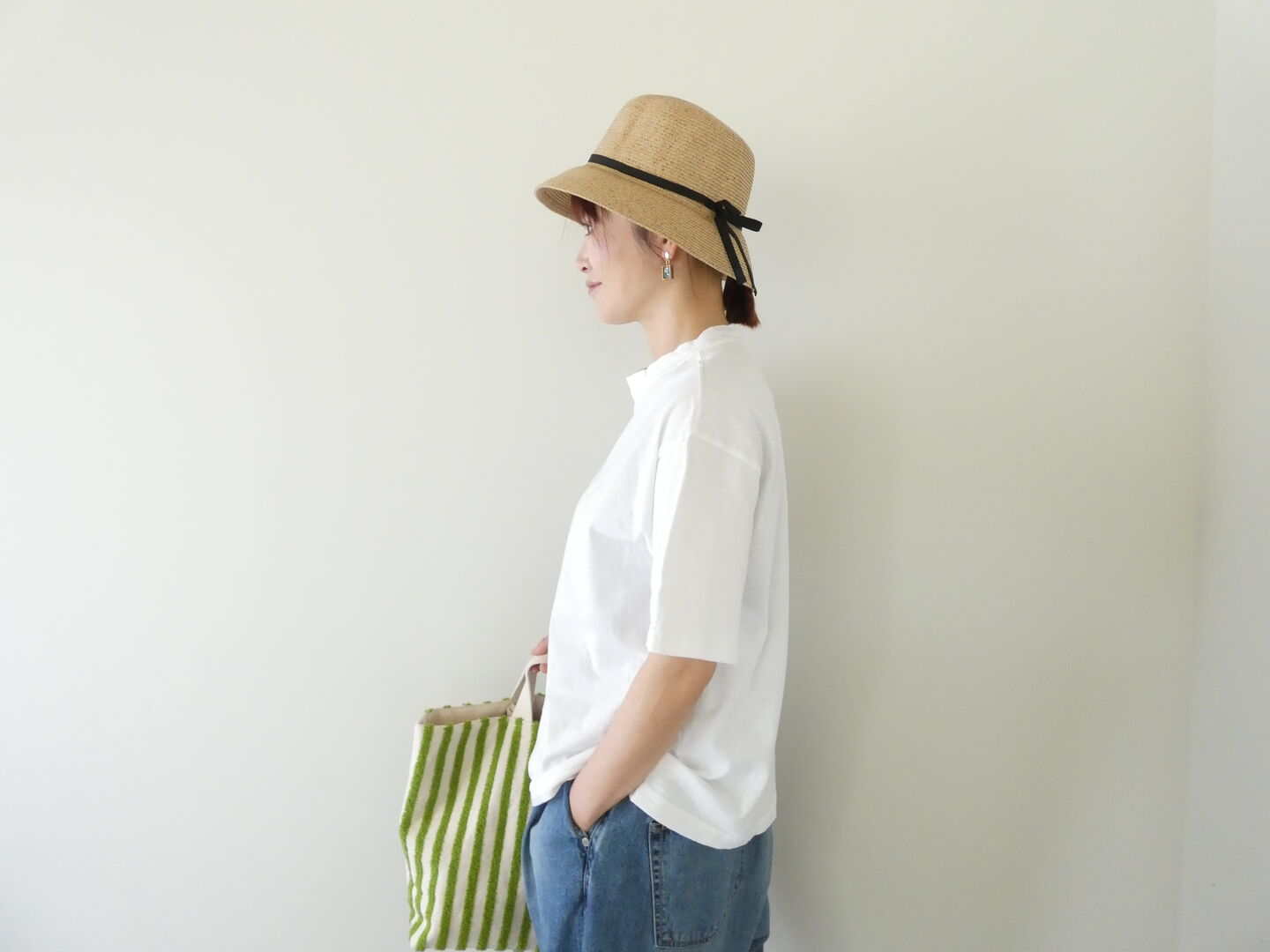 NATURAL LAUNDRY(ナチュラルランドリー) オーガニックシャンカール　EAU(オー)プリントミニモックTの商品画像2