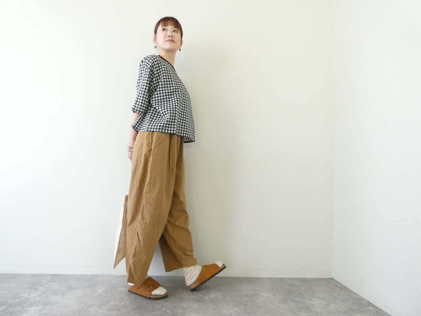 NATURAL LAUNDRY(ナチュラルランドリー) コードクロス フォワードパンツの商品画像4