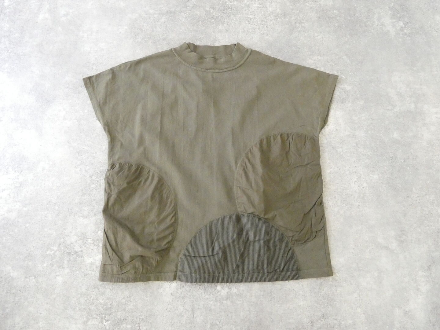 grin(グリン) オーガニックエーゲ海パッチワークモックTの商品画像11