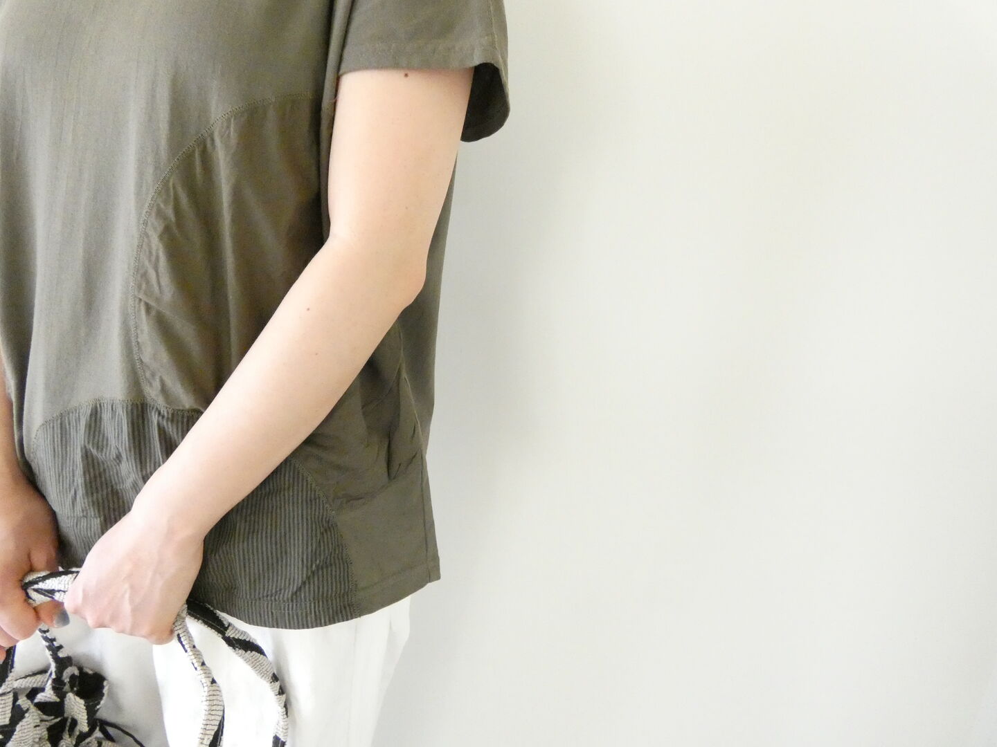 grin(グリン) オーガニックエーゲ海パッチワークモックTの商品画像4