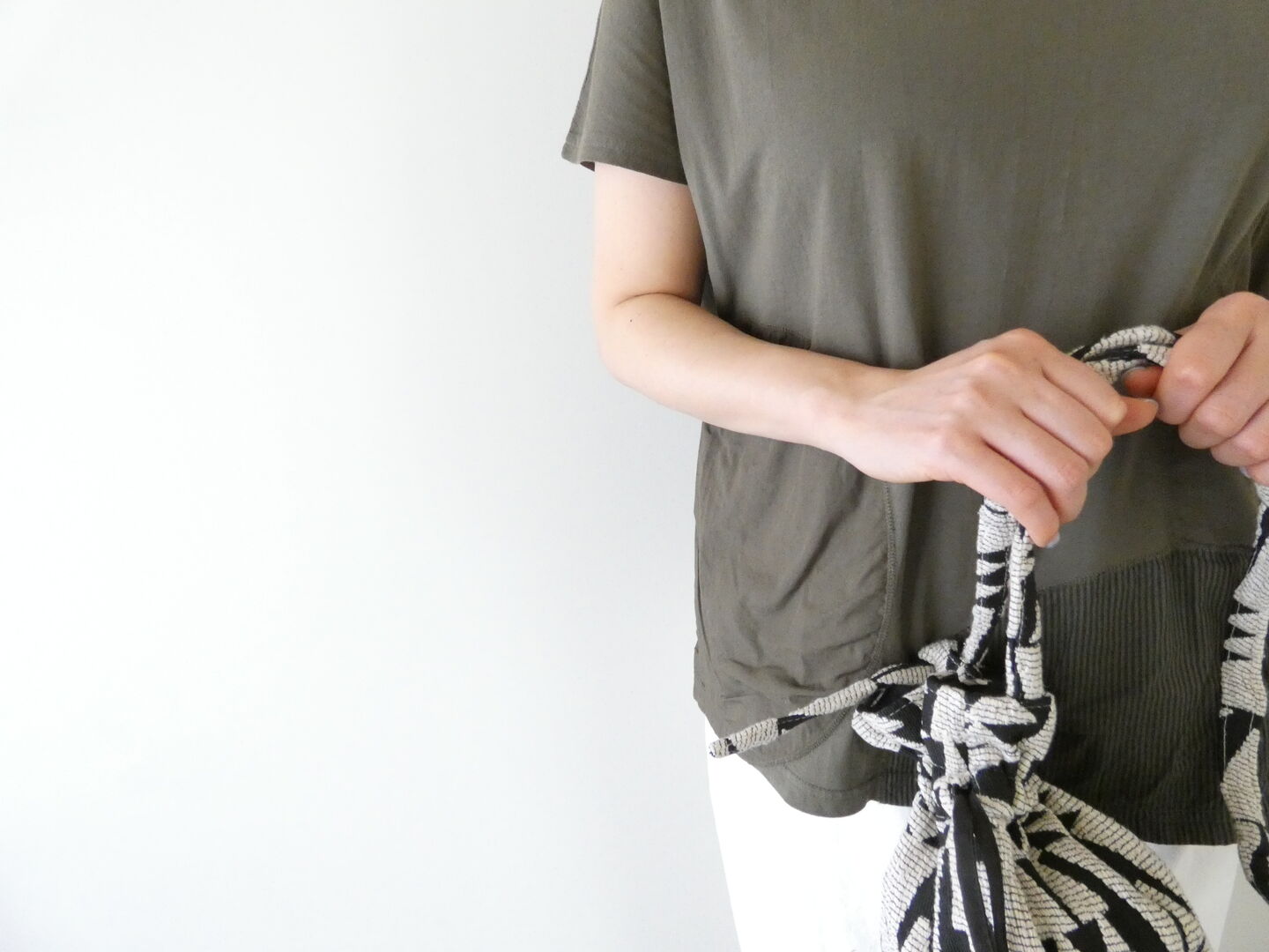 grin(グリン) オーガニックエーゲ海パッチワークモックTの商品画像5