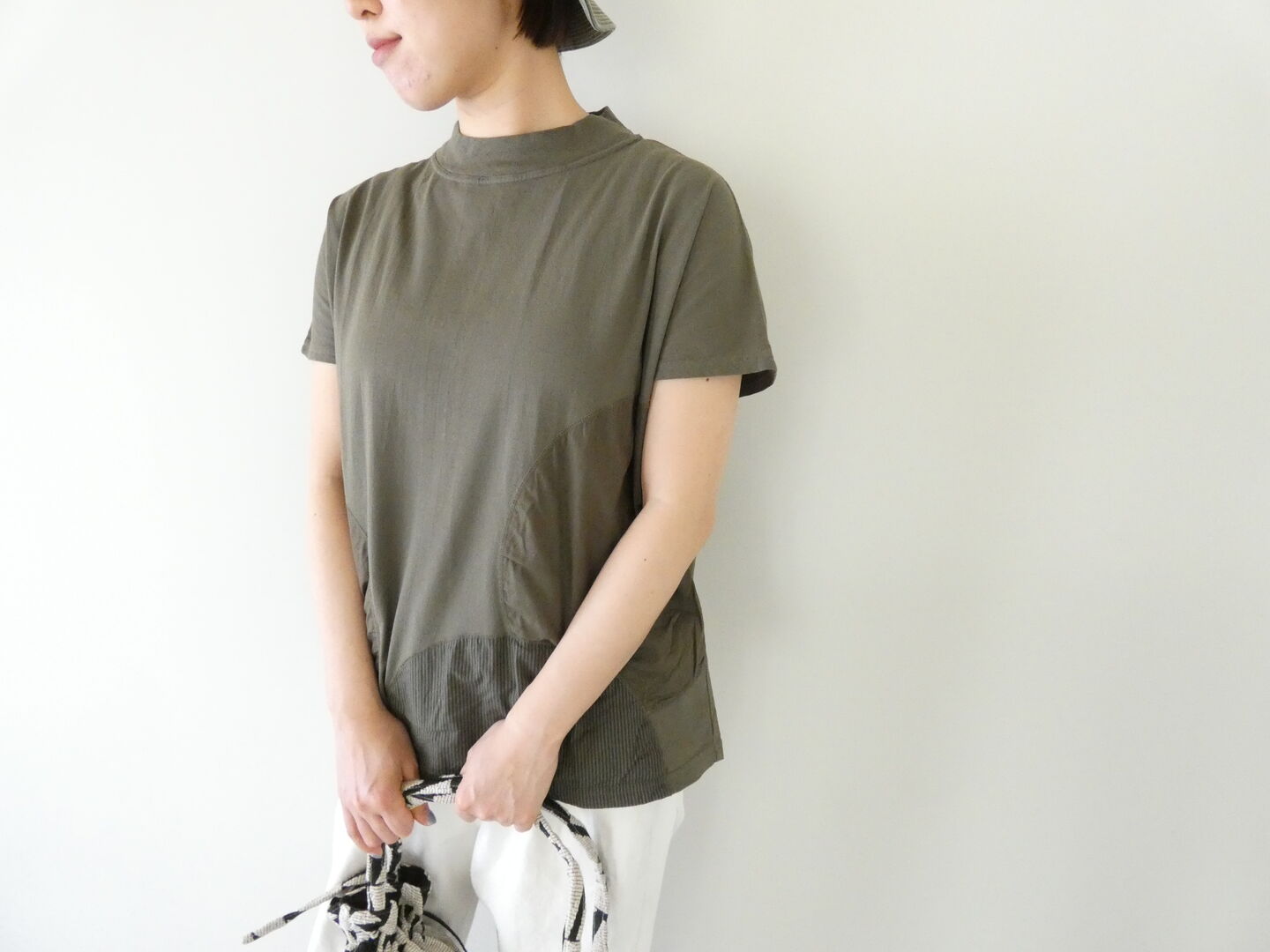 grin(グリン) オーガニックエーゲ海パッチワークモックTの商品画像7