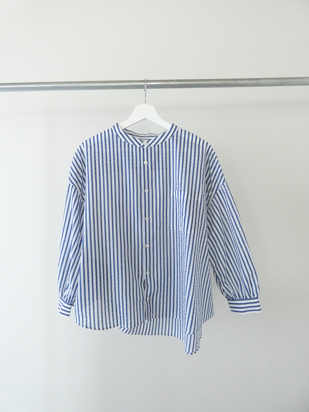 LinenYa(リネンヤ) バンドカラーブラウスの商品画像11