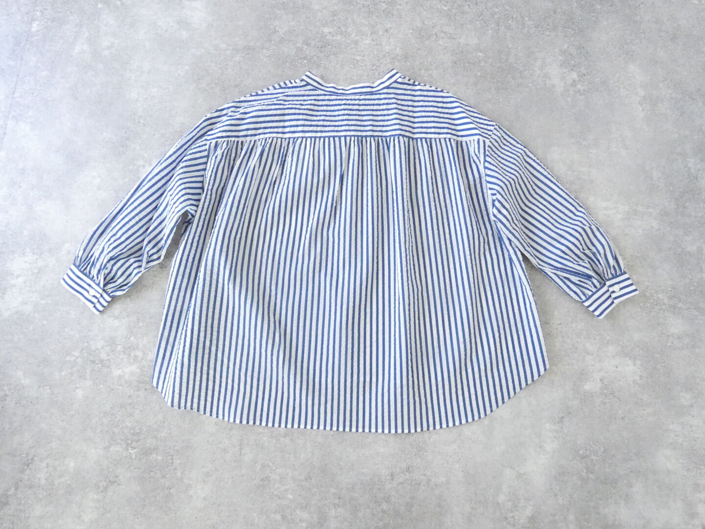 LinenYa(リネンヤ) バンドカラーブラウスの商品画像12