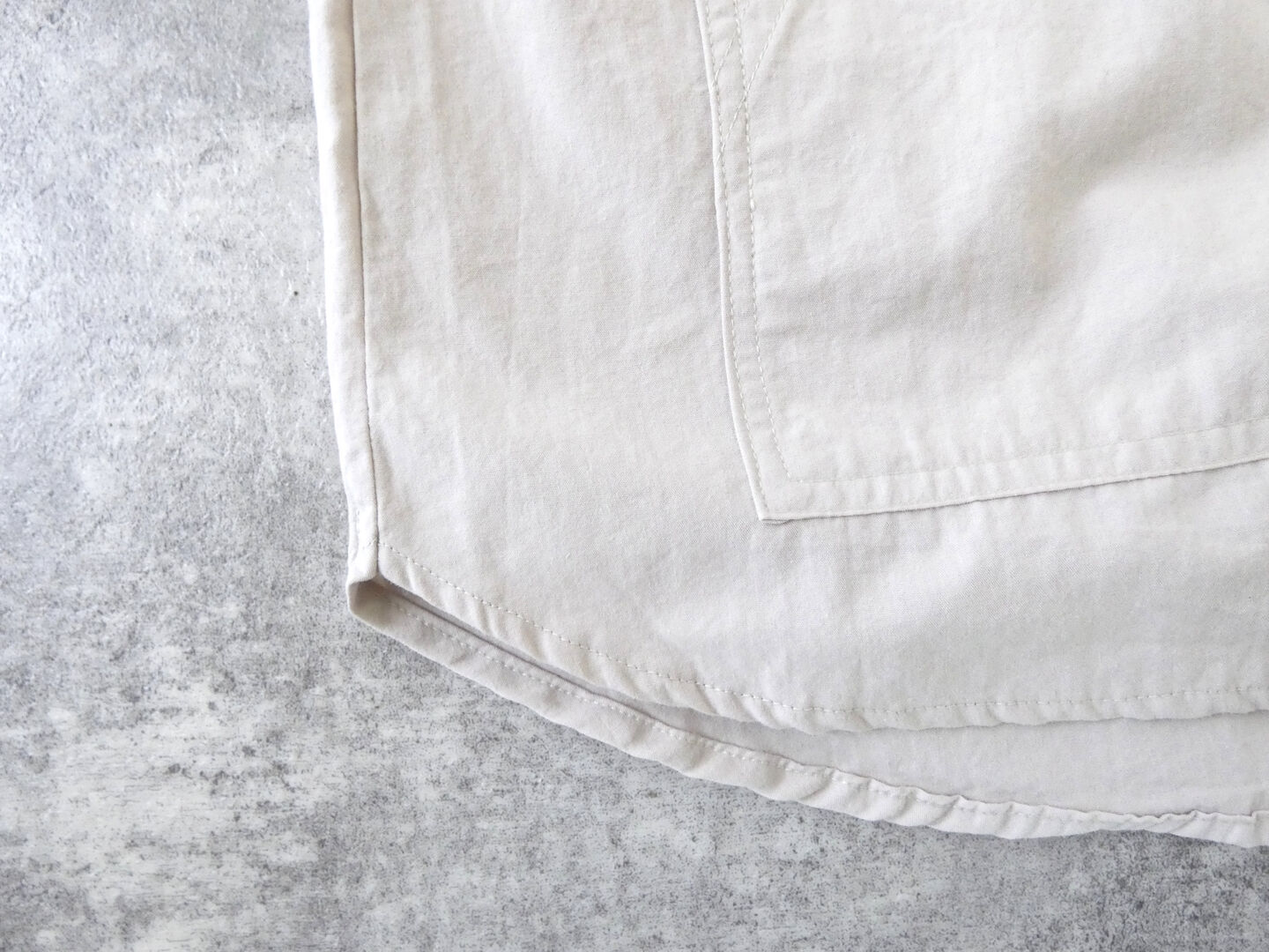 BLUE LAKE MARKET(ブルーレイクマーケット) ヴィンテージポプリン　ヘムラウンドフーディの商品画像23