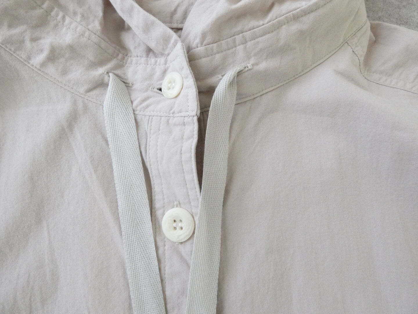 BLUE LAKE MARKET(ブルーレイクマーケット) ヴィンテージポプリン　ヘムラウンドフーディの商品画像25