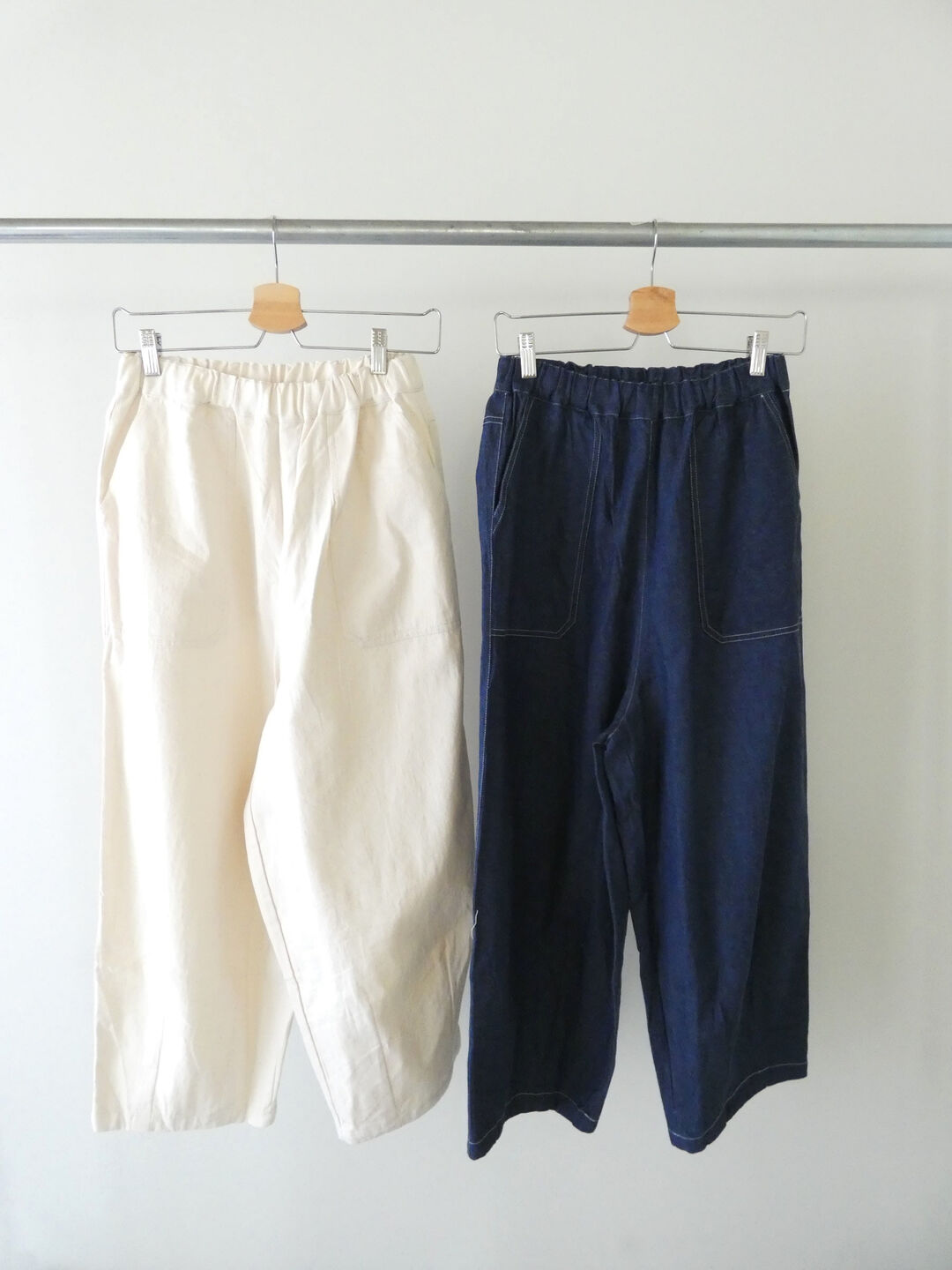 BLUE LAKE MARKET(ブルーレイクマーケット) 8オンスデニム配色ステッチイージーパンツの商品画像11