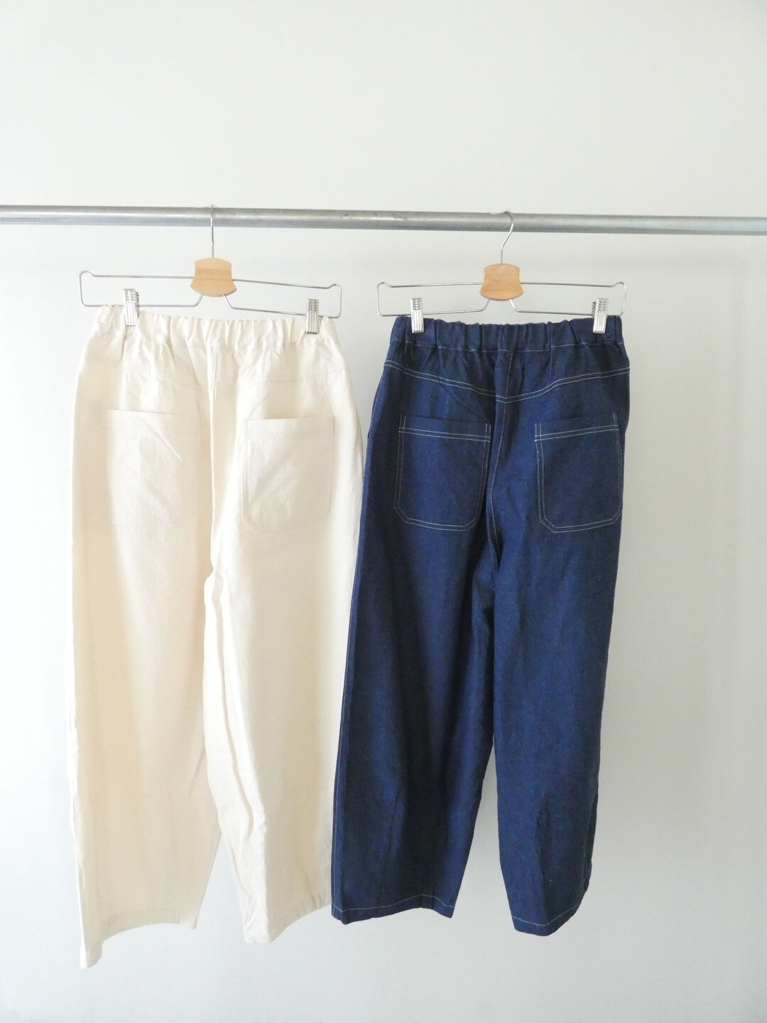 BLUE LAKE MARKET(ブルーレイクマーケット) 8オンスデニム配色ステッチイージーパンツの商品画像12