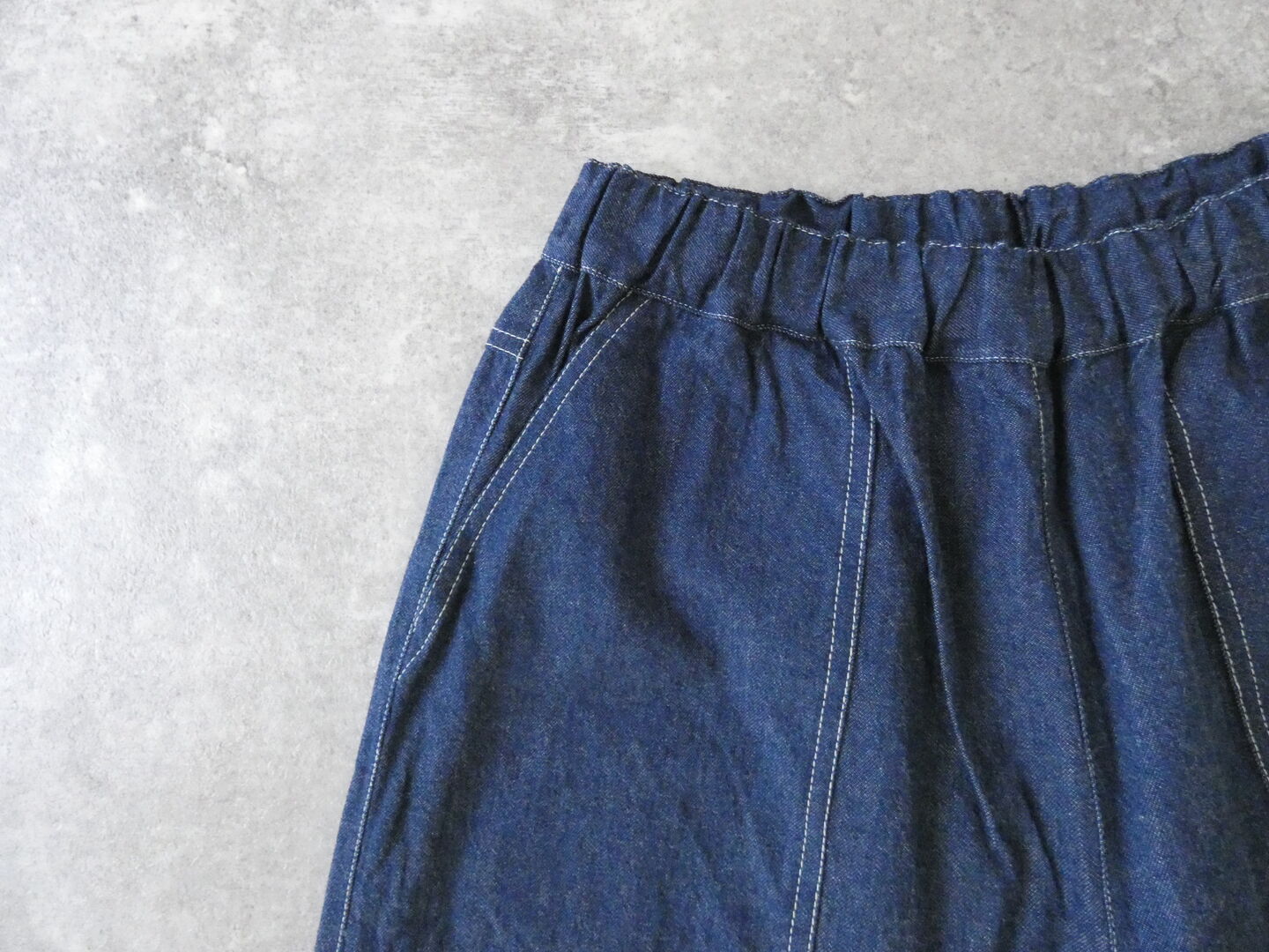 BLUE LAKE MARKET(ブルーレイクマーケット) 8オンスデニム配色ステッチイージーパンツの商品画像44