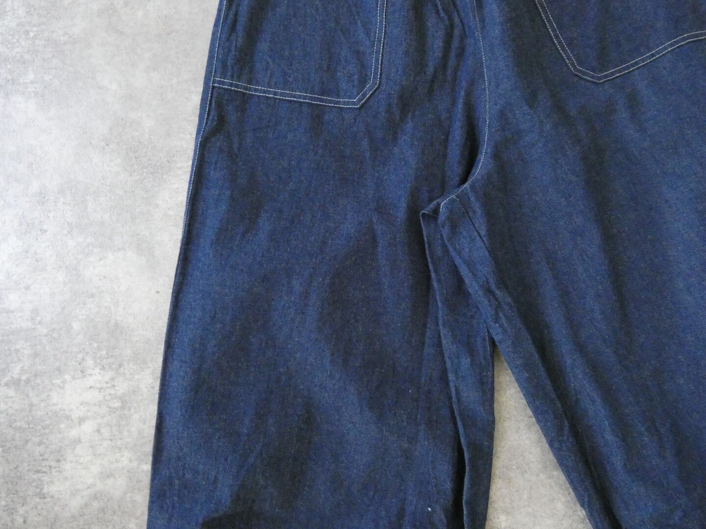 BLUE LAKE MARKET(ブルーレイクマーケット) 8オンスデニム配色ステッチイージーパンツの商品画像46