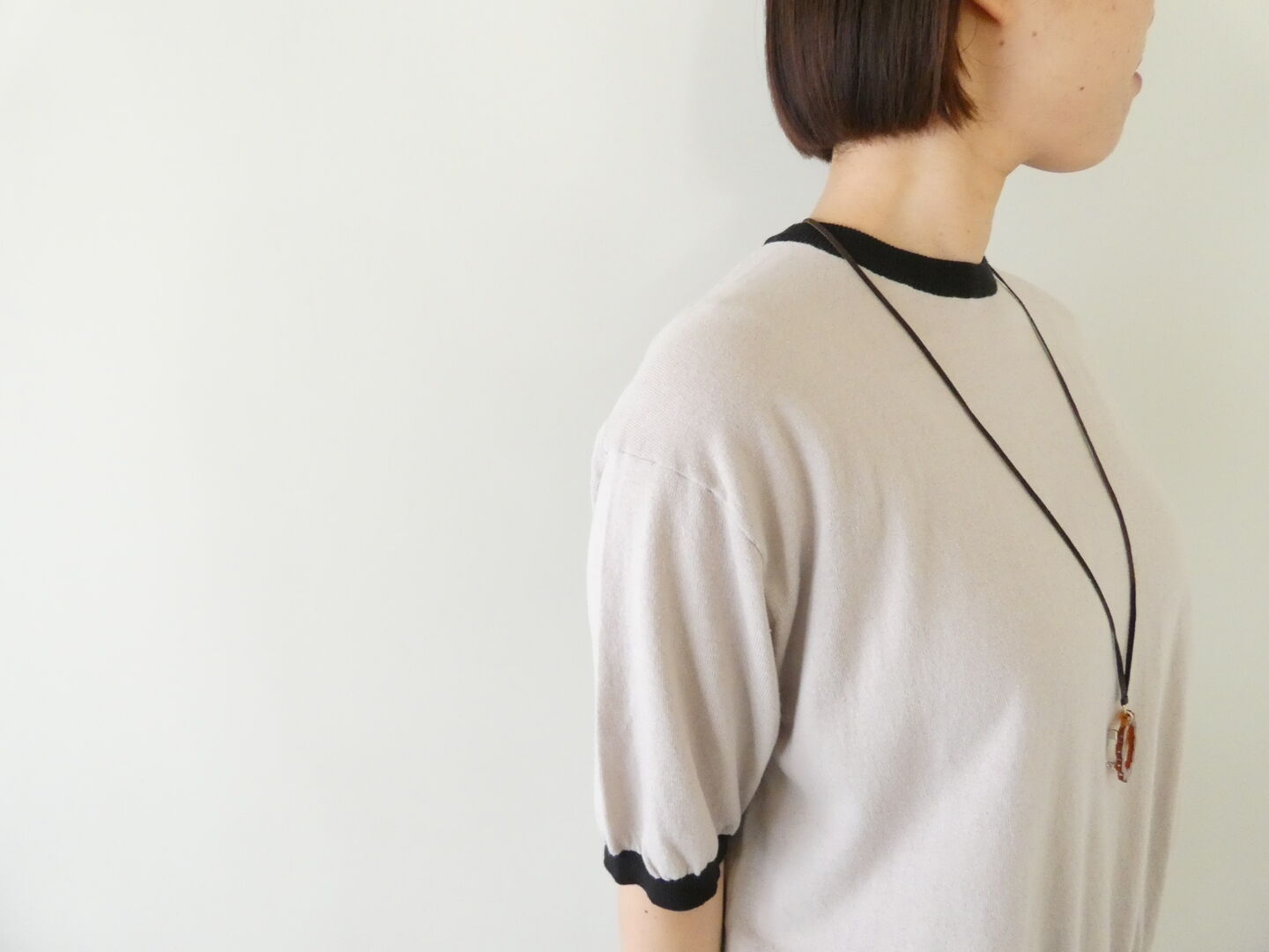 H(ホーク) ブローチにもなるサークルドットネックレスの商品画像5