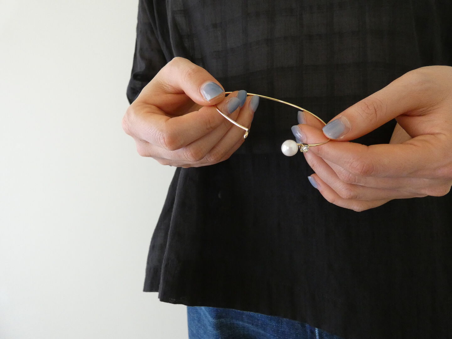 H(ホーク) 1粒パールのブレスレットの商品画像3