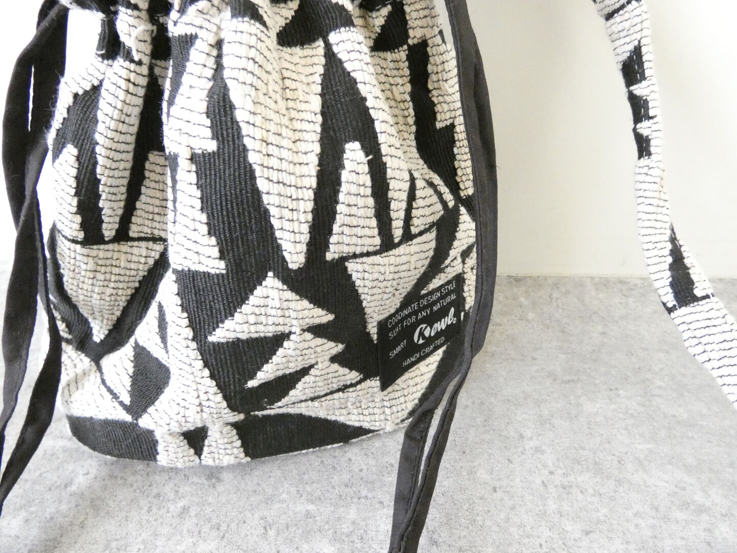 H(ホーク) 幾何学柄巾着BAGの商品画像23