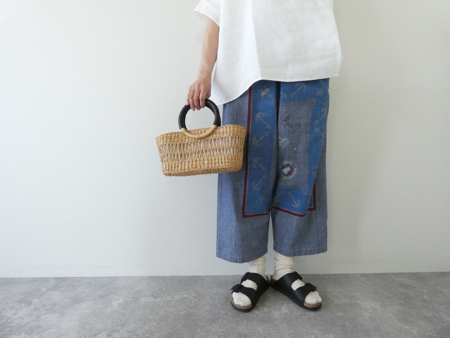 快晴堂(かいせいどう) Girls カロハプリントCCBY柄　カロハパンツの商品画像2