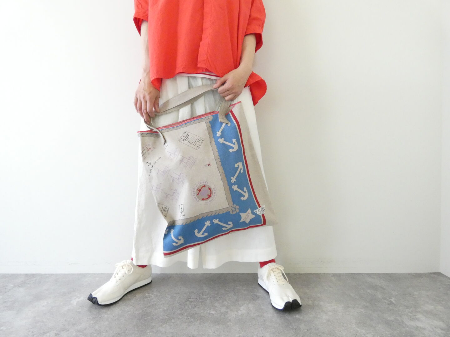 快晴堂(かいせいどう) Girls カロハプリントCCBY柄　リバーシブルトートの商品画像1