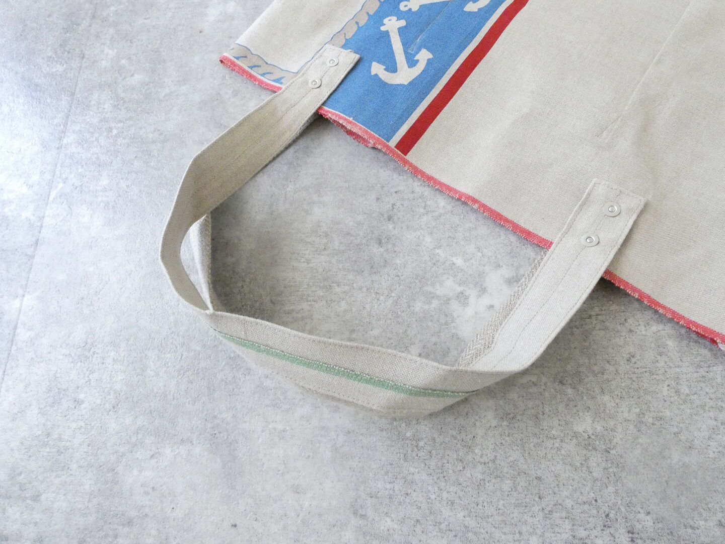 快晴堂(かいせいどう) Girls カロハプリントCCBY柄　リバーシブルトートの商品画像29