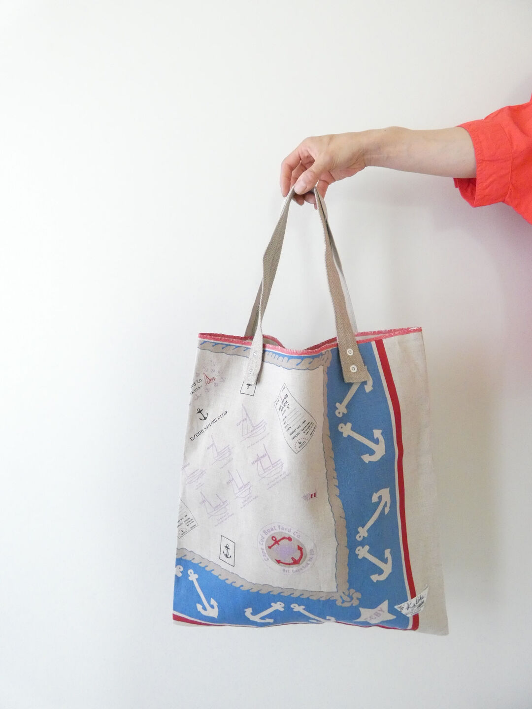 快晴堂(かいせいどう) Girls カロハプリントCCBY柄　リバーシブルトートの商品画像3