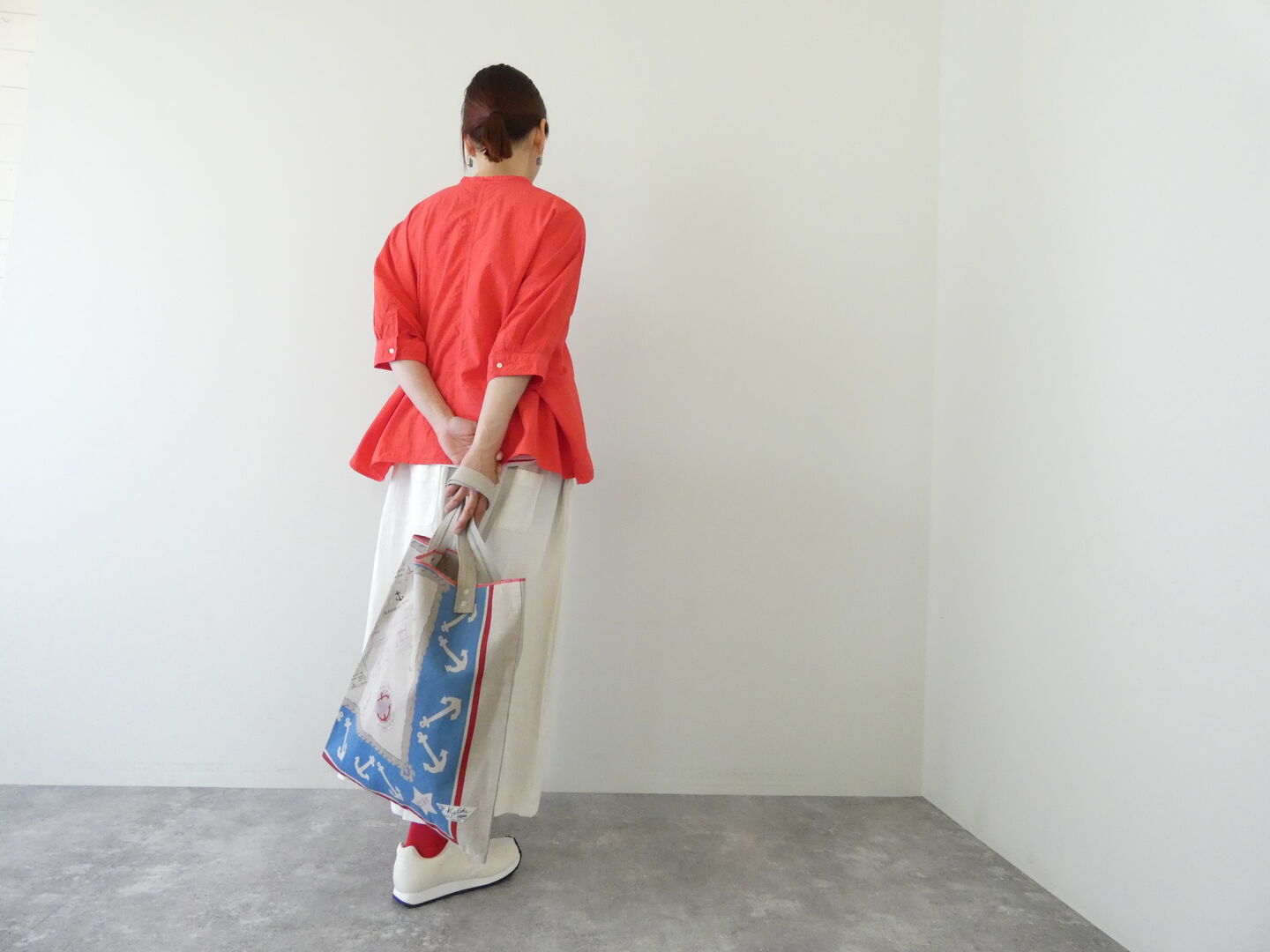 快晴堂(かいせいどう) Girls カロハプリントCCBY柄　リバーシブルトートの商品画像5