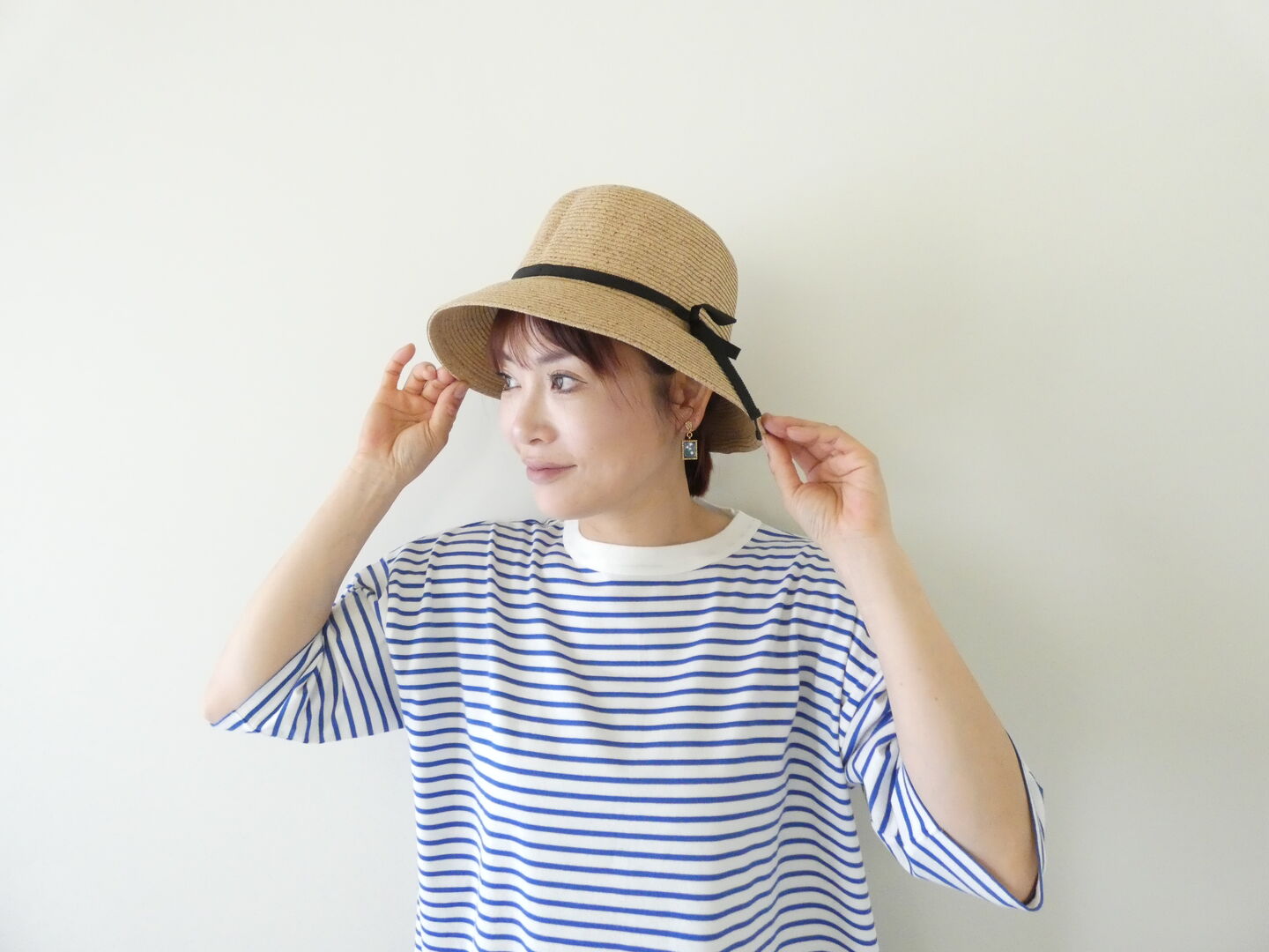 快晴堂(かいせいどう) Girl'sコーディネートボーダー 5分袖ボーダーTシャツ の商品画像6