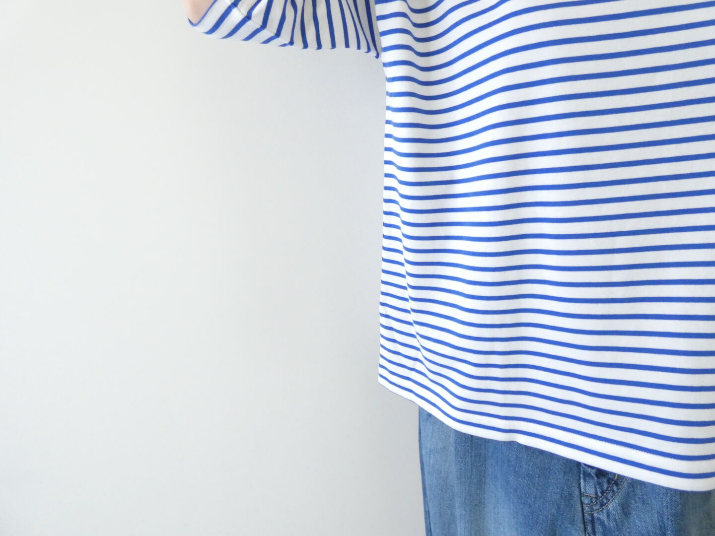 快晴堂(かいせいどう) Girl'sコーディネートボーダー 5分袖ボーダーTシャツ の商品画像8