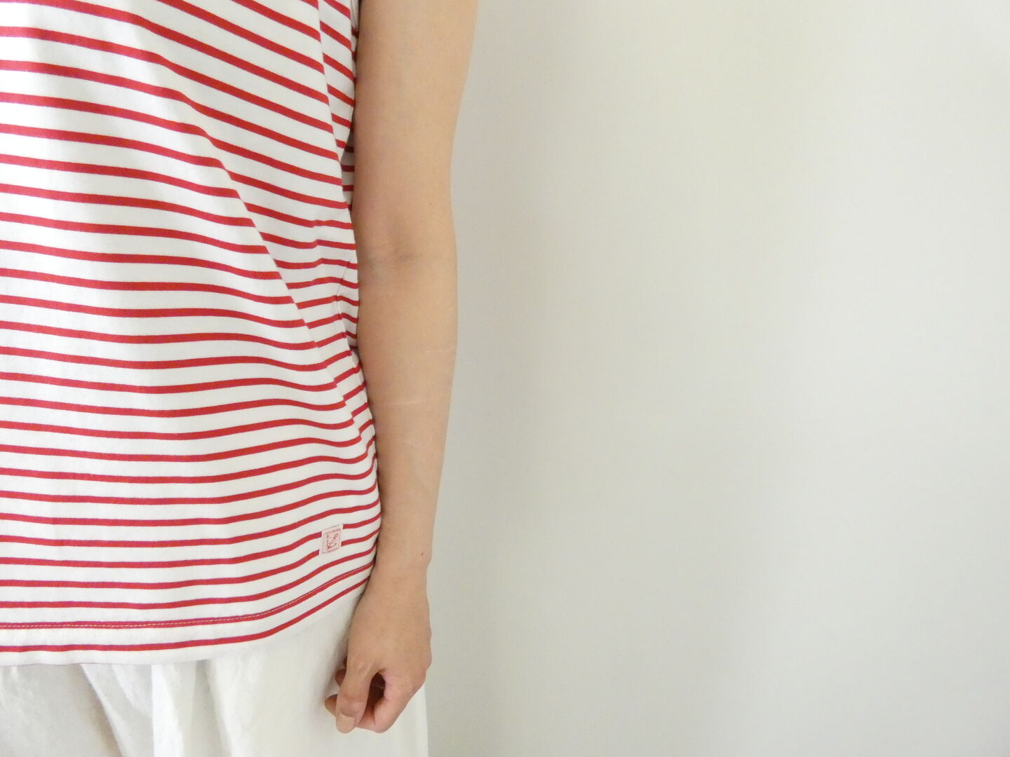 快晴堂(かいせいどう) Girl'sコーディネートボーダー ノースリーブボーダーの商品画像17