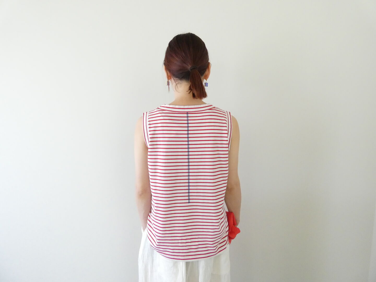 快晴堂(かいせいどう) Girl'sコーディネートボーダー ノースリーブボーダーの商品画像2