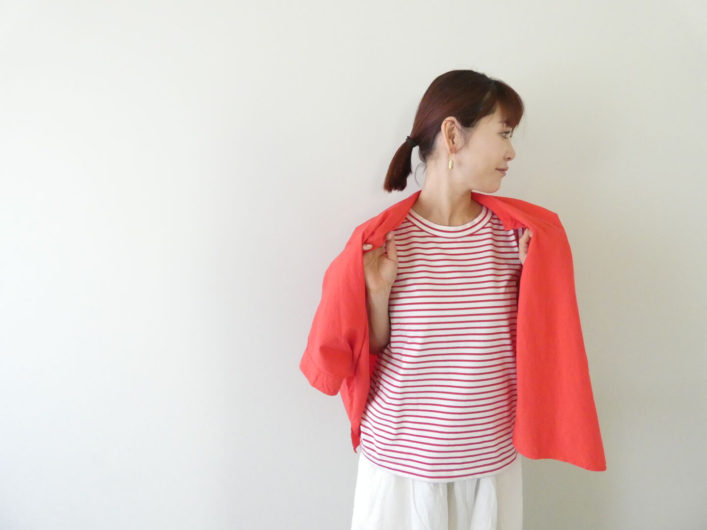 快晴堂(かいせいどう) Girl'sコーディネートボーダー ノースリーブボーダーの商品画像5